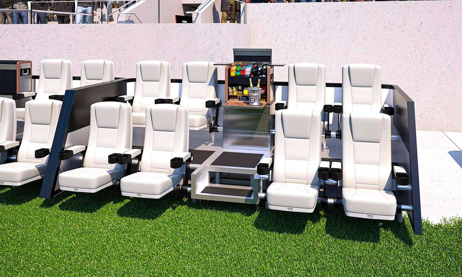 Superyacht deck